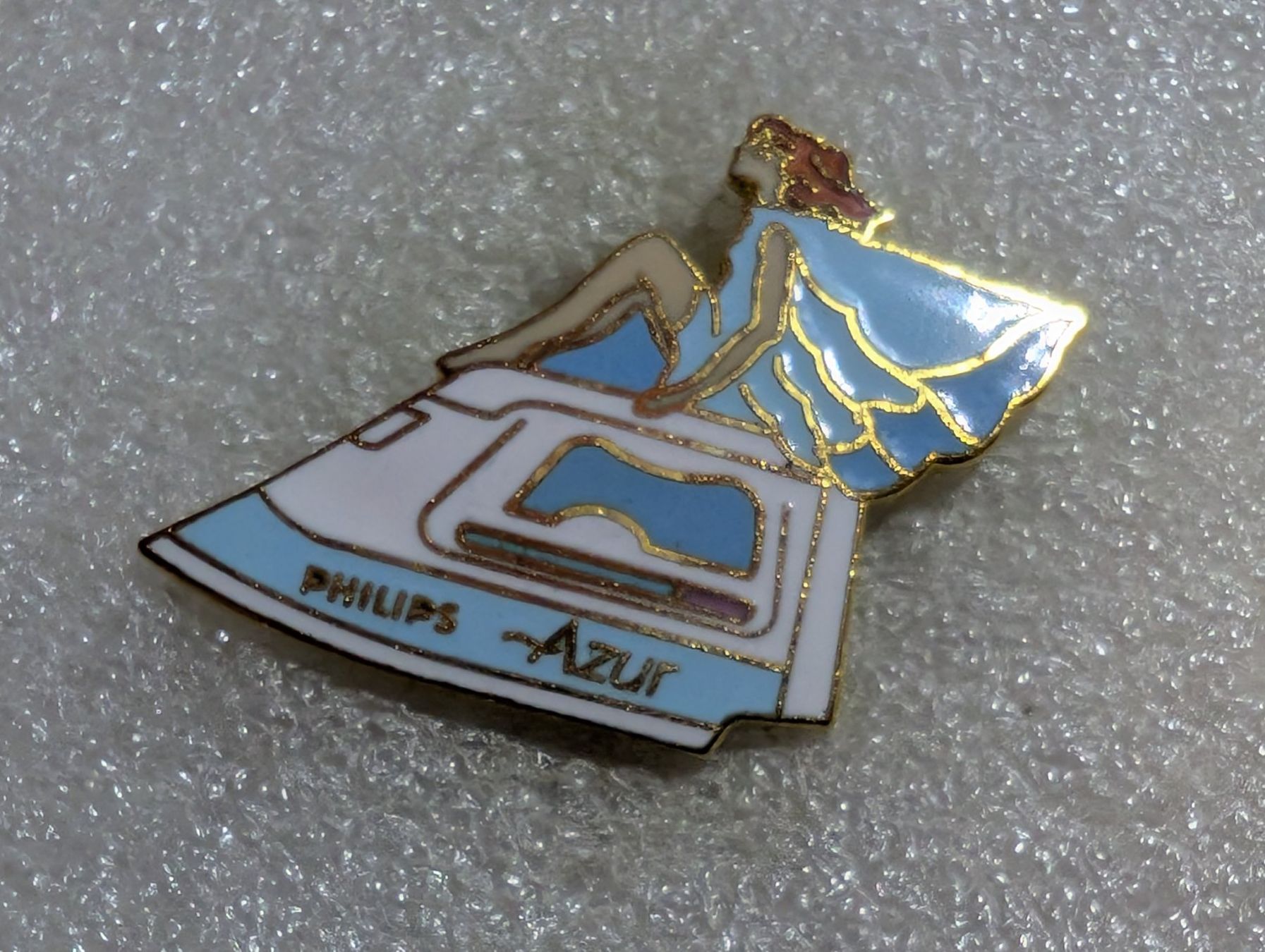 Placchette & Badge: Ansteckpin 201: Philips Azur – Usato da Oppligen venduto da Pin-Fall-Shop