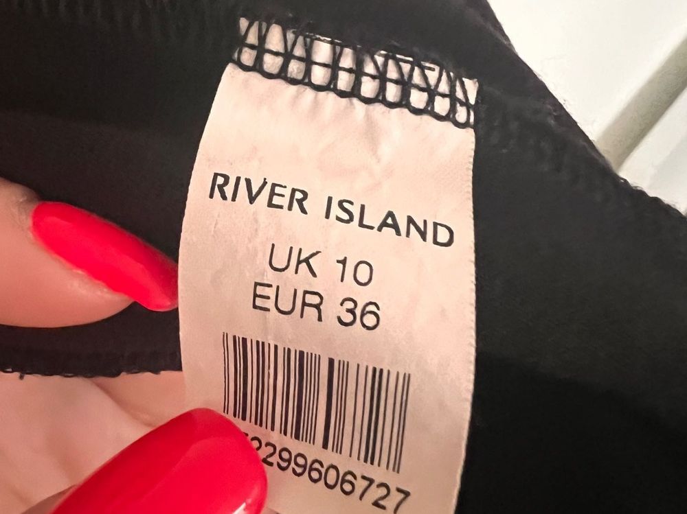 Vestiti: Sommer Kleider RIVER ISLAND size 36 UK10 long elegant dress – Usato da Engelberg venduto da oldclothes.2ndlife 6