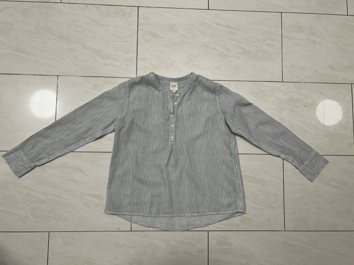Camicette, T-shirt & Top: Baumwoll-Bluse gestreift – Usato da Zürich venduto da sop_82jx