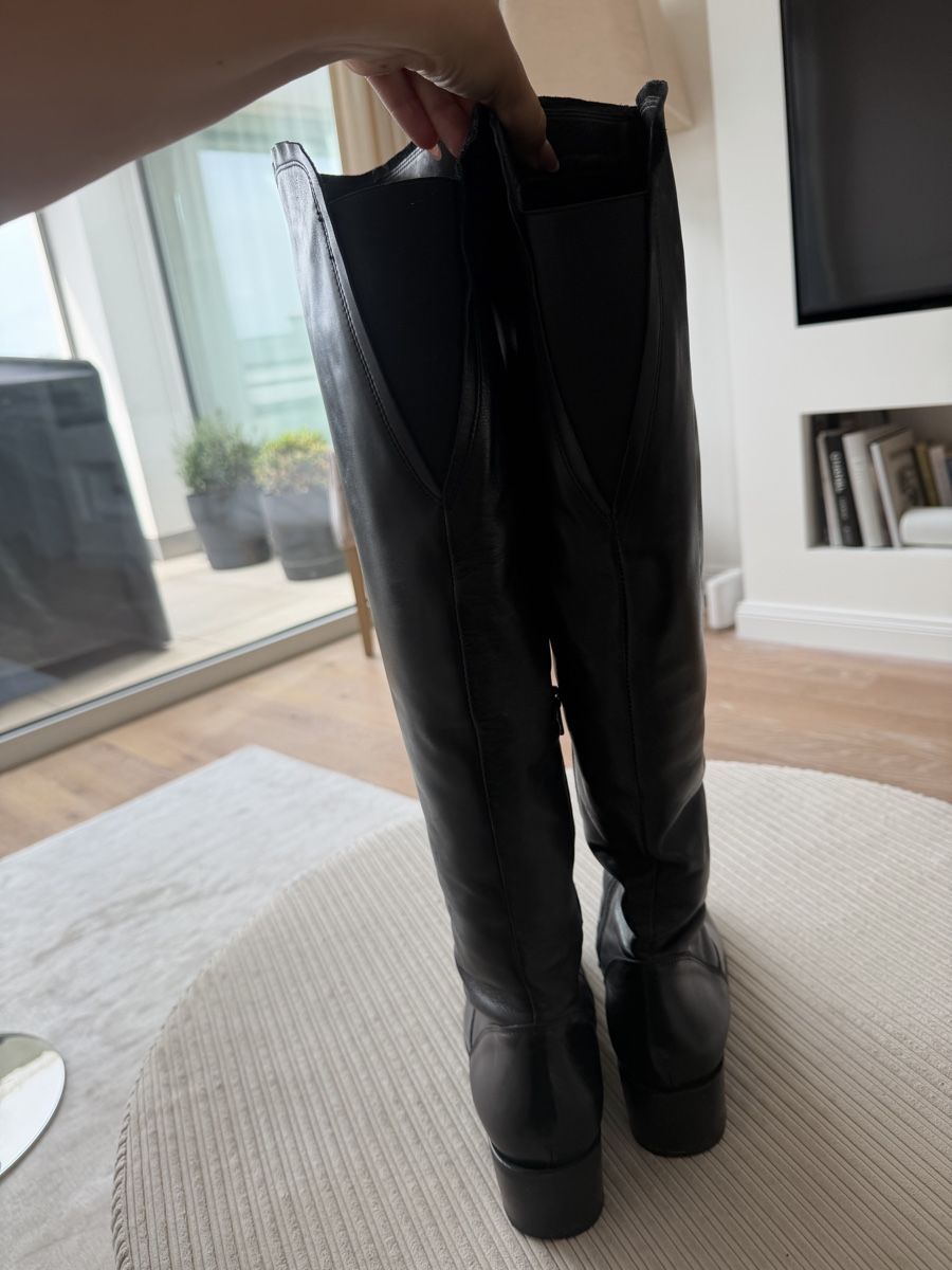 Chaussures femmes: Stiefel Leder Overknees – D'occasion à Birmensdorf ZH par lakii338 1