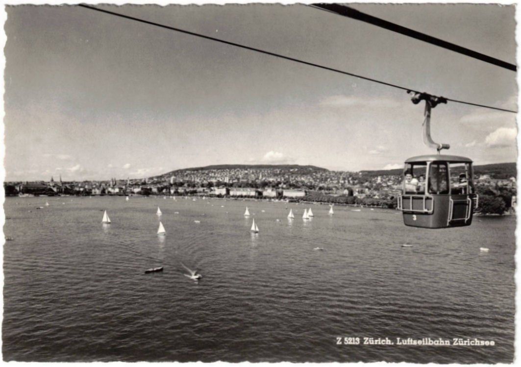 Ansichtskarten: Zürich - Gondelbahn – Gebraucht aus Binningen von Mountainrider