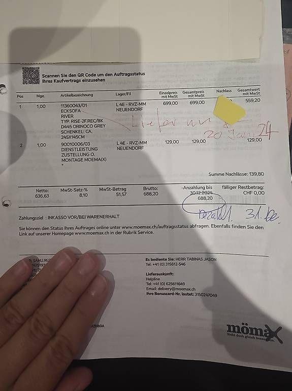 Mömax Divani: Ecksofa kann zum Bettsofa – Usato da Herrenschwanden venduto da moody1 3