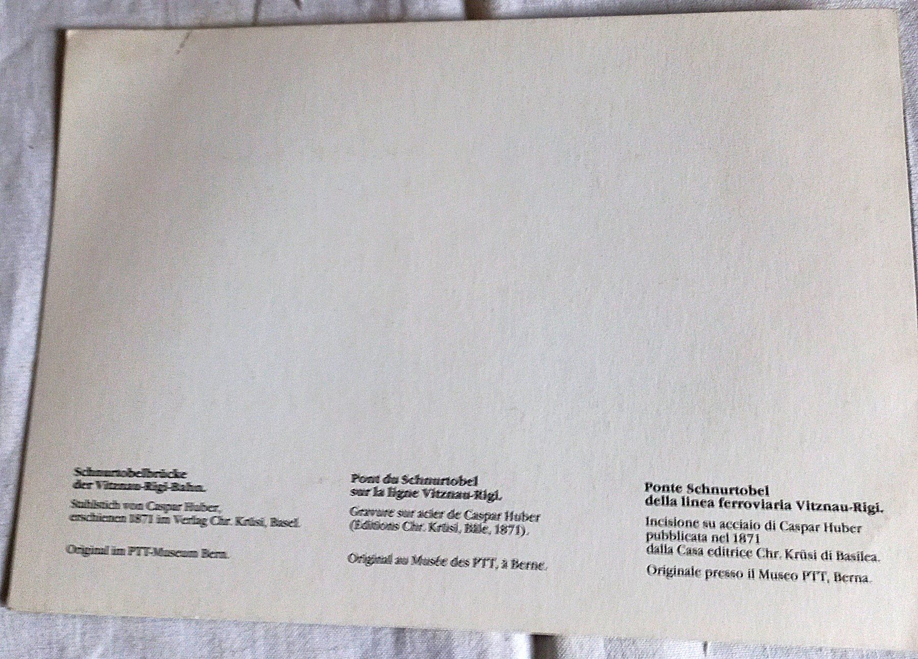 Tutti i francobolli: Schurtobelbrücke Vitznau Rigi-Bahn mit Briefmarken – Nuovo (secondo la descrizione) da Baar venduto da 2cvbaar 2