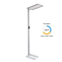 LED Büro Stehleuchte, Silber, CCT
