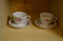 2 STUCK ESPRESSO TASSE