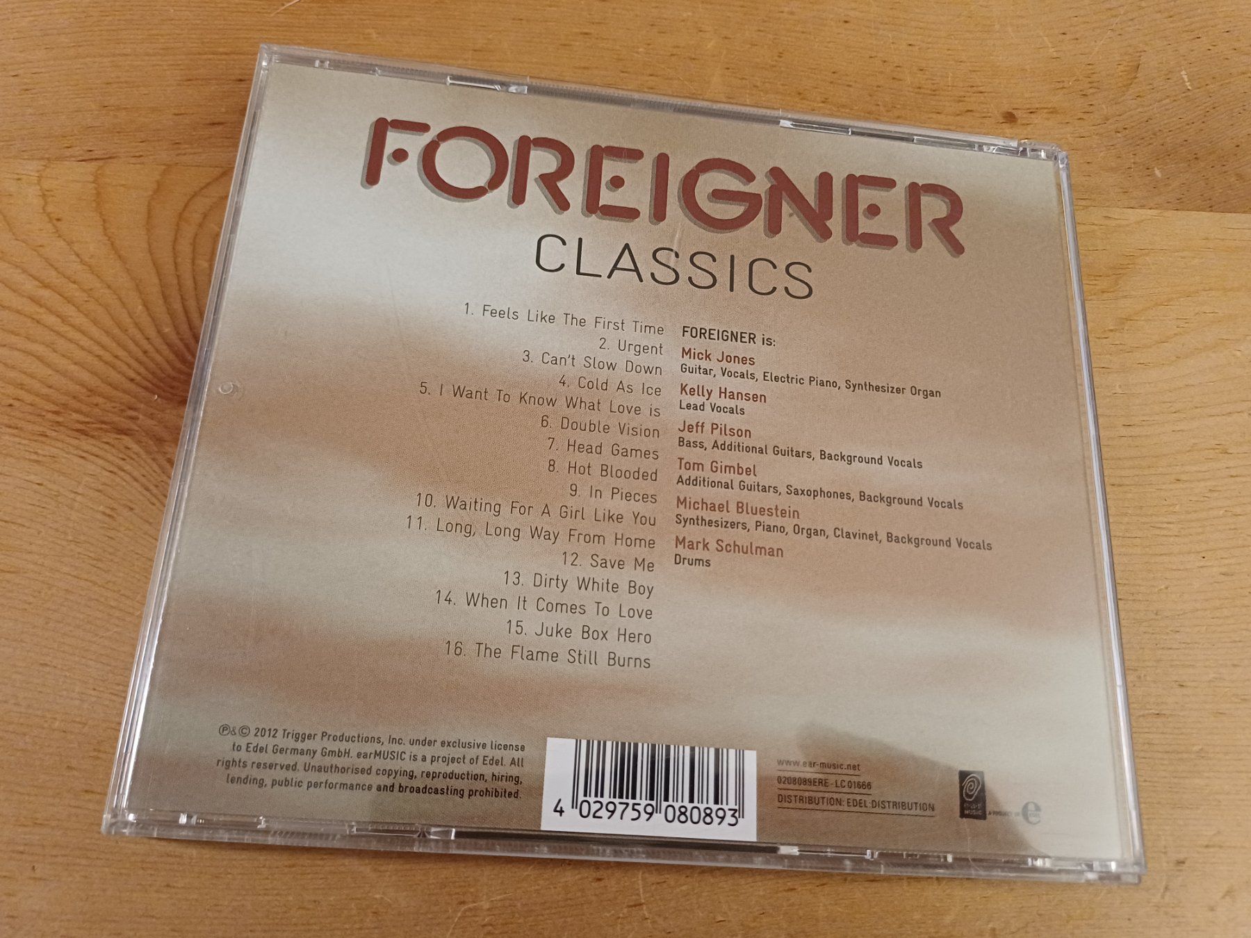 CDs: Foreigner - Classics (2012) – Gebraucht aus Jona von Rreto71 3