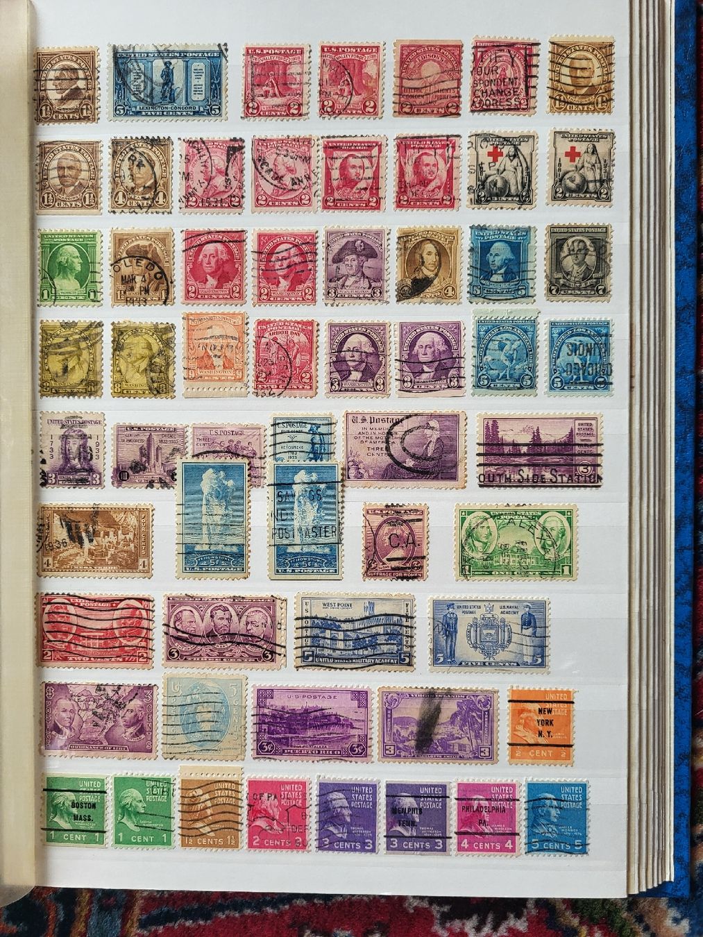 Tous les timbres: SPANNENDES USA - ALTLOT – D'occasion à stäfa par brandy66 5