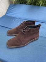 Bottes homme en daim marron, taille 41, parfaites automne!