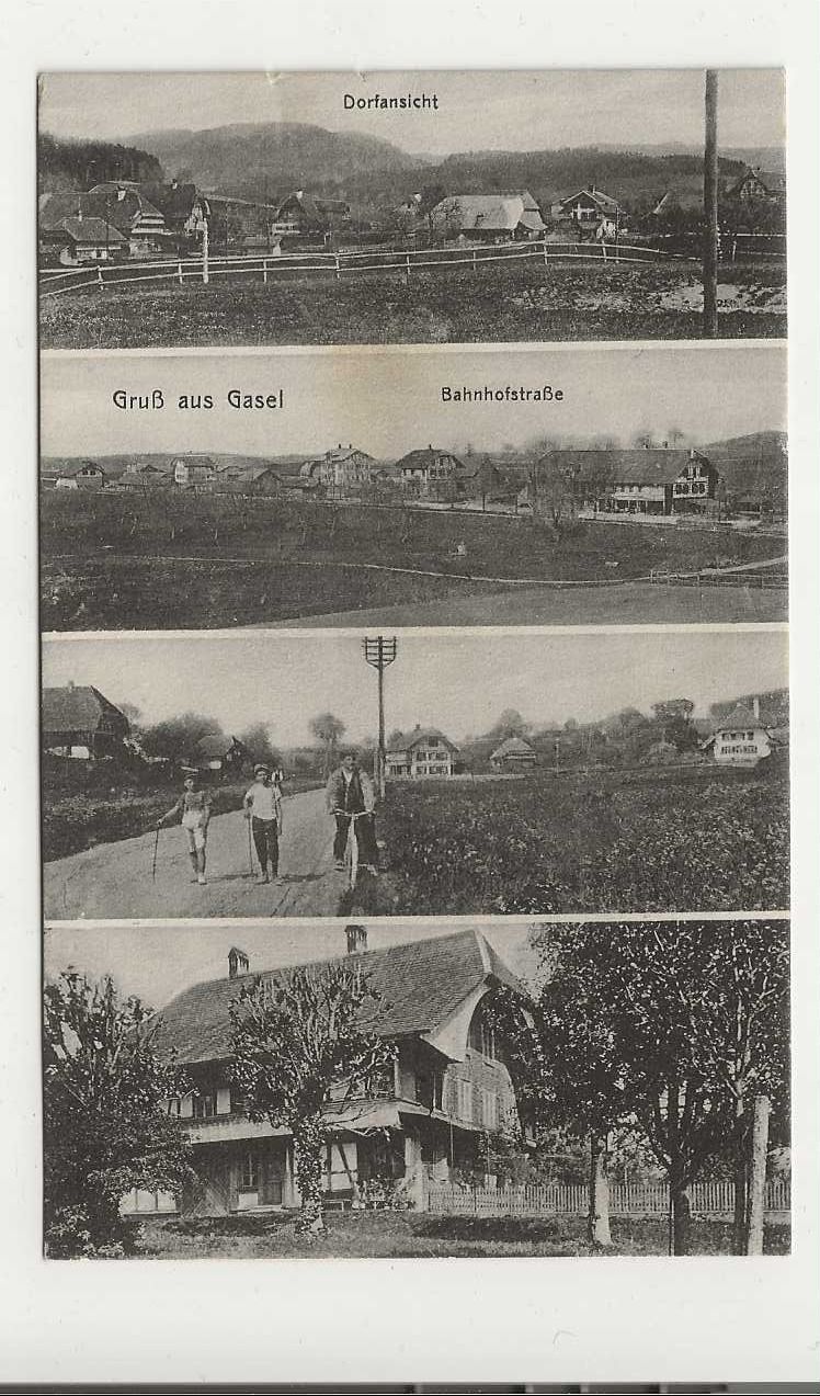 Ansichtskarten: Gasel, 1920 – Gebraucht aus Spiez von Niesen20