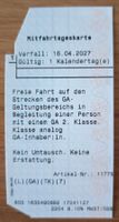 SBB-Mitfahrtageskarte