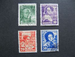 PJ 1936 Satz gestempelt
