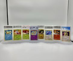 Pokémon 8x Shining Collection Lugia/Mew/Rayquaza/Arceus PSA