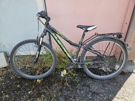 Fahrrad Mustang Fuego Mountainbike schwarz-grün grbraucht