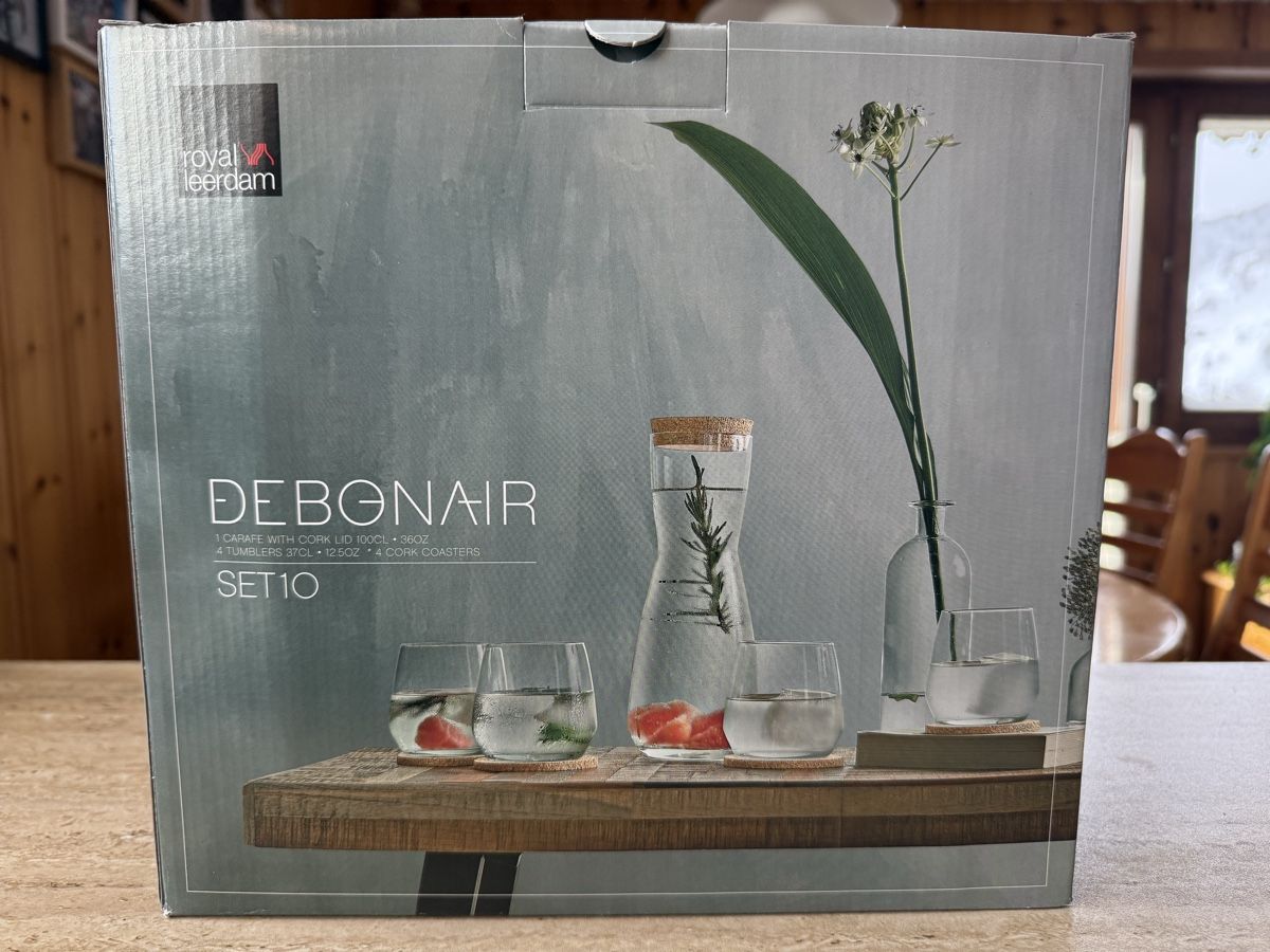 Bicchieri: Set 4 Gläser mit Wasserkaraffe – Usato da Les Enfers venduto da samoern 3