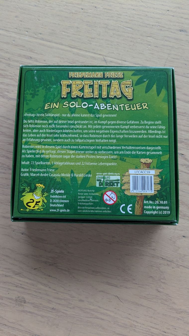Giochi: Freitag – Nuovo (secondo la descrizione) da Therwil venduto da sep_x8pw 1