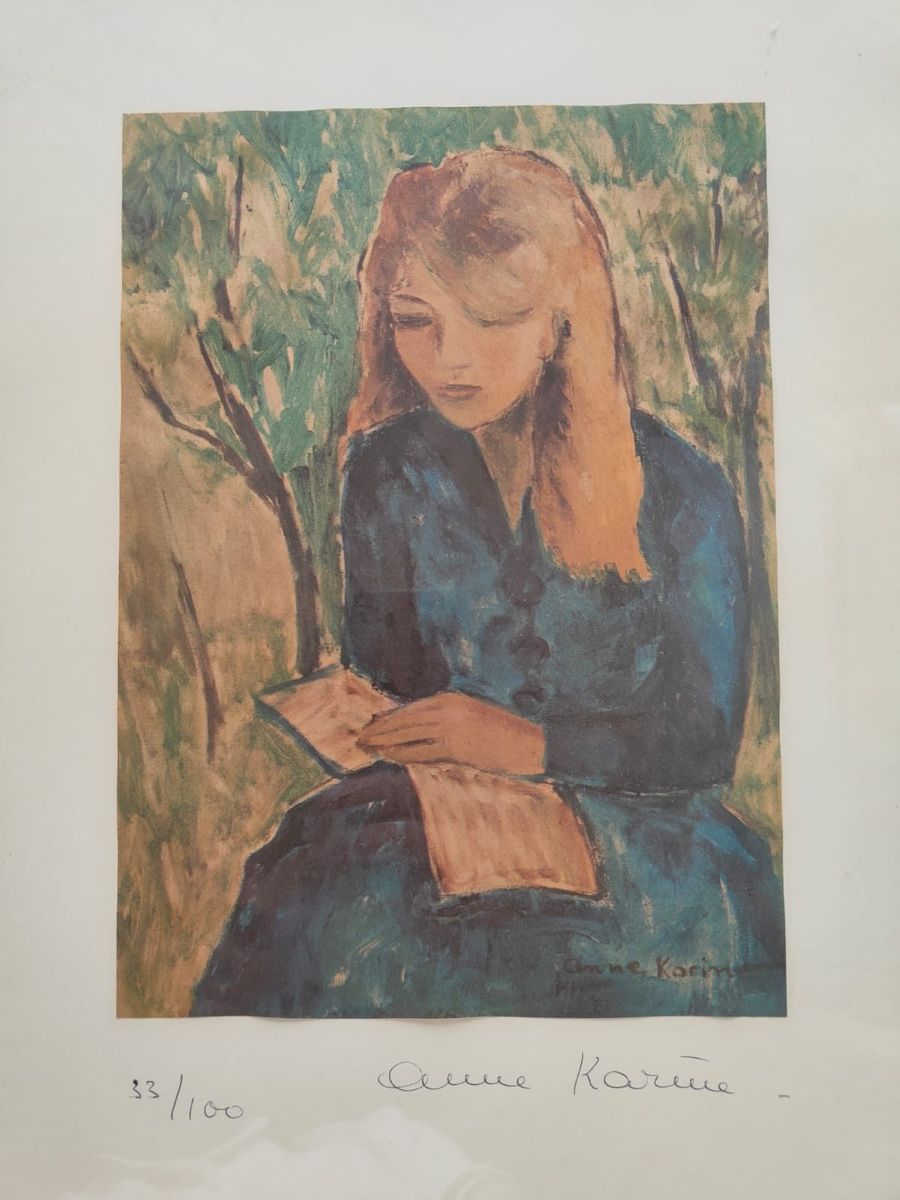 Grafica & Litografie: Anne Karine impression signée limitée numérotée 33/100 – Usato da Tramelan venduto da La_mine_d_art 2