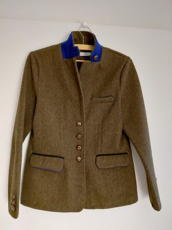 Klassisch, Fischgrätmuster, elegantes Jackett M