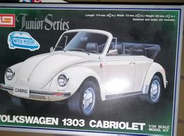 VW Käfer 1303 Cabriolet, Imai, 1:24, Vintage Modellauto