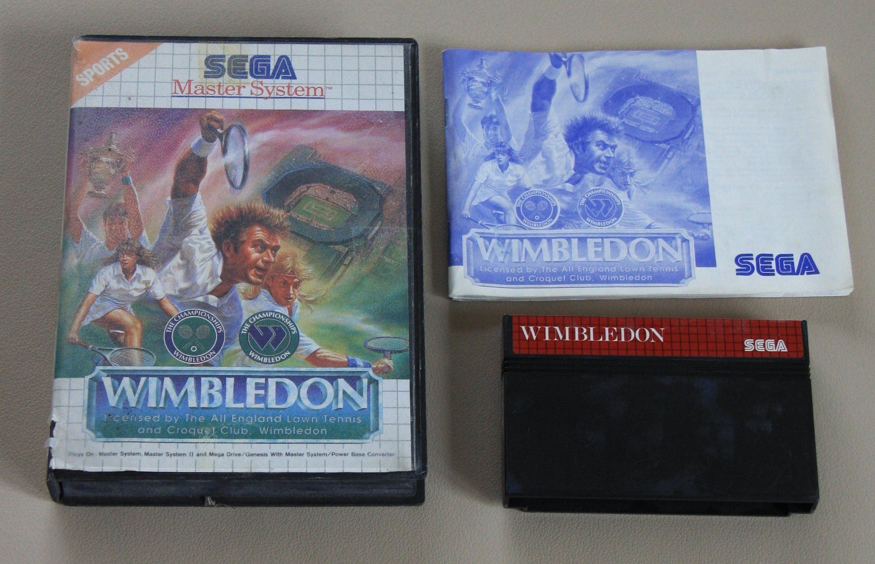Sega Giochi: Wimbledon Sega Master System – Usato da Fisibach venduto da Retrogames24