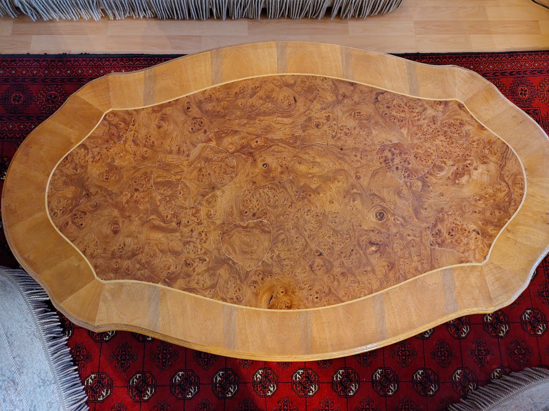 Tische: Wohnzimmertisch Holz oval – Gebraucht aus Schöftland von sunneschiin2016