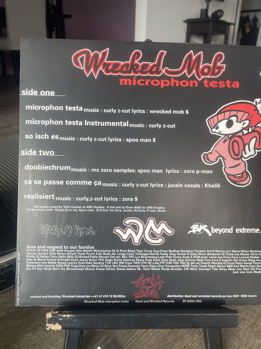 Schallplatten: Wrecked Mob / microphon Testa – Neu und originalverpackt aus Dagmersellen von stonefinger 1