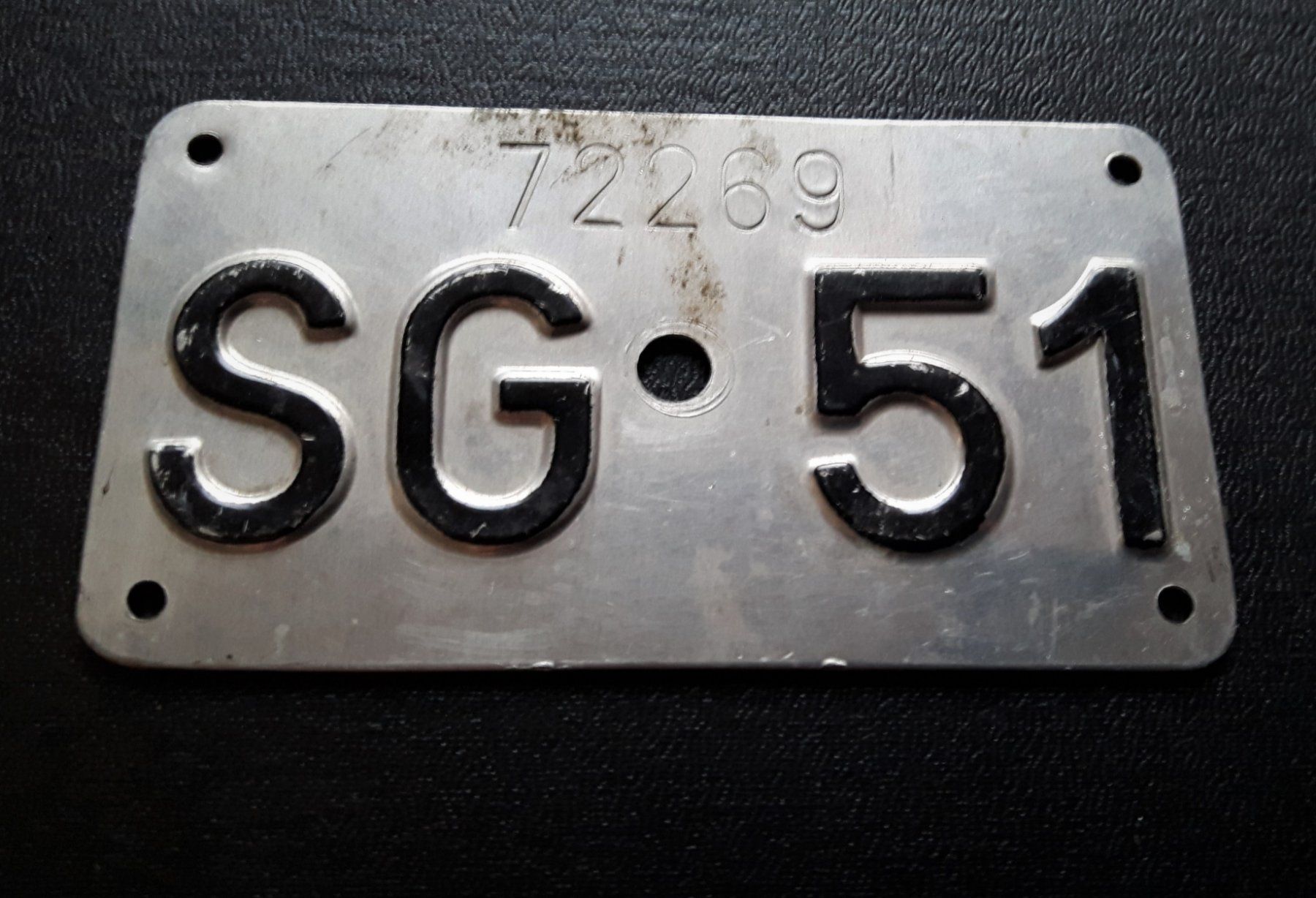 Insegne: Velonummer SG 1951 – Usato da Zürich venduto da brinkosos