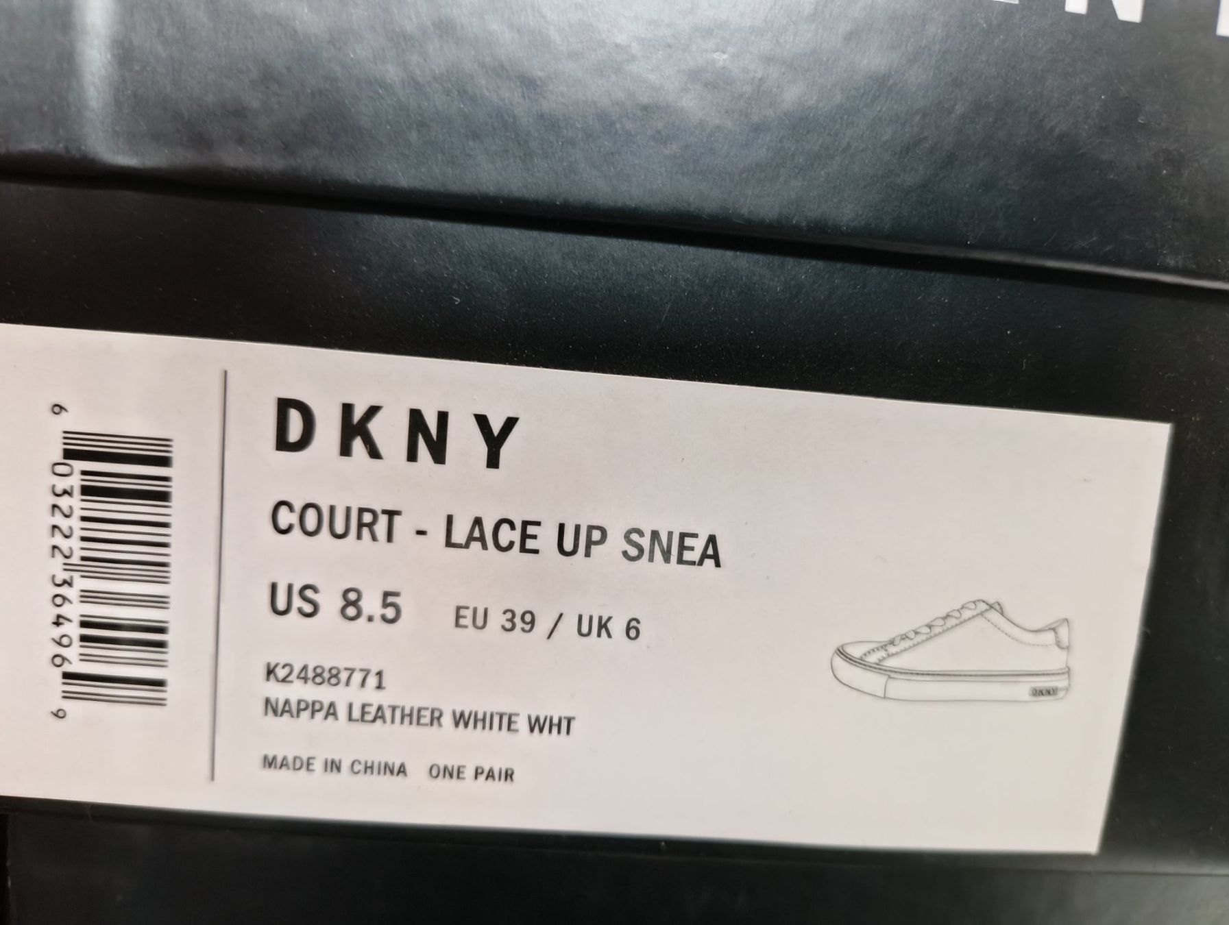 DKNY Scarpe da donna: DKNY Sneaker, weiss, Gr. 39 – Nuovo e nell'imballaggio originale da Uitikon Waldegg venduto da PJLS1 4