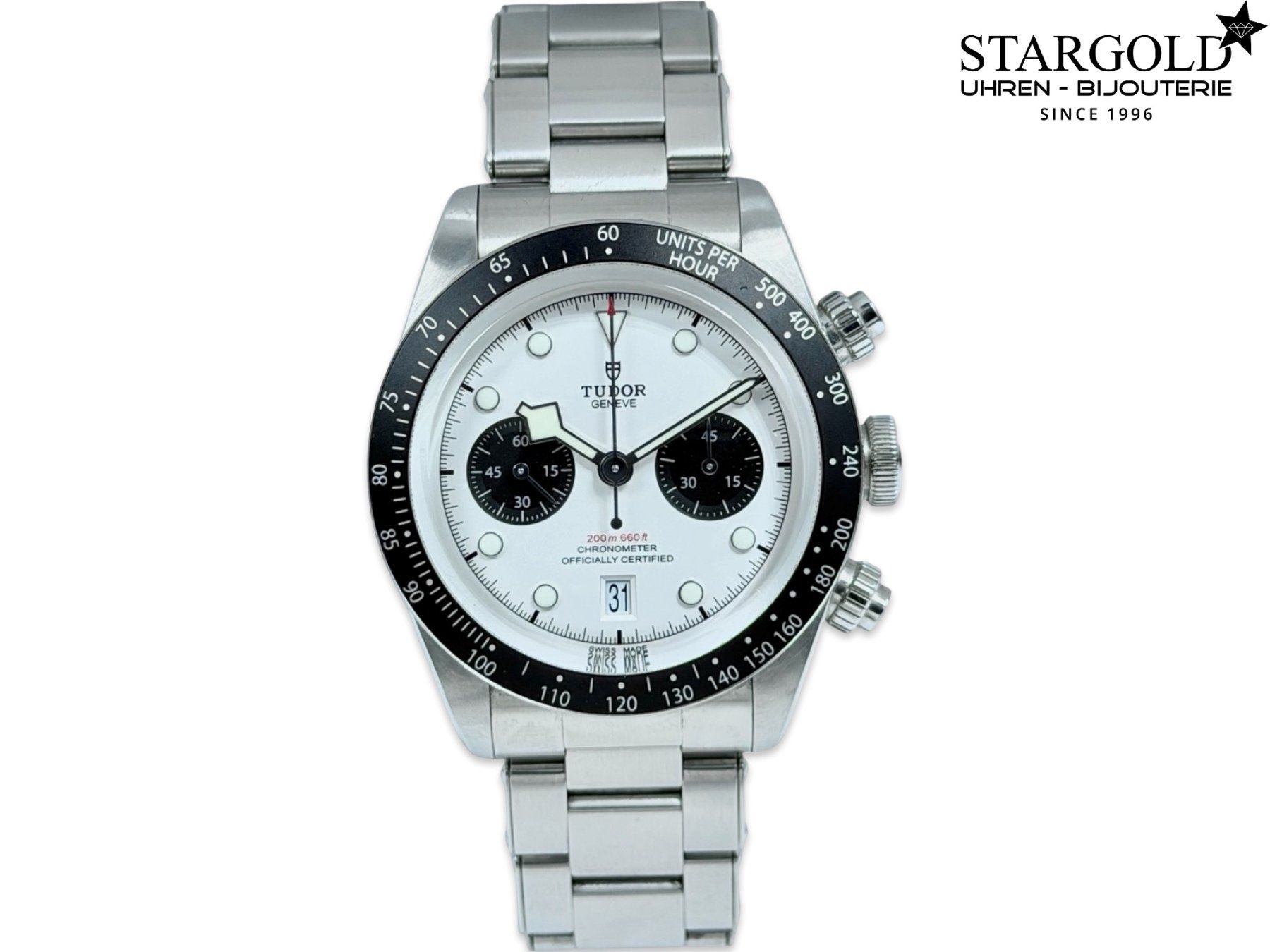 Tudor Orologi: Tudor Black Bay Chrono Panda Dial - 79360N – Usato da Zürich venduto da Stargold-Uhren
