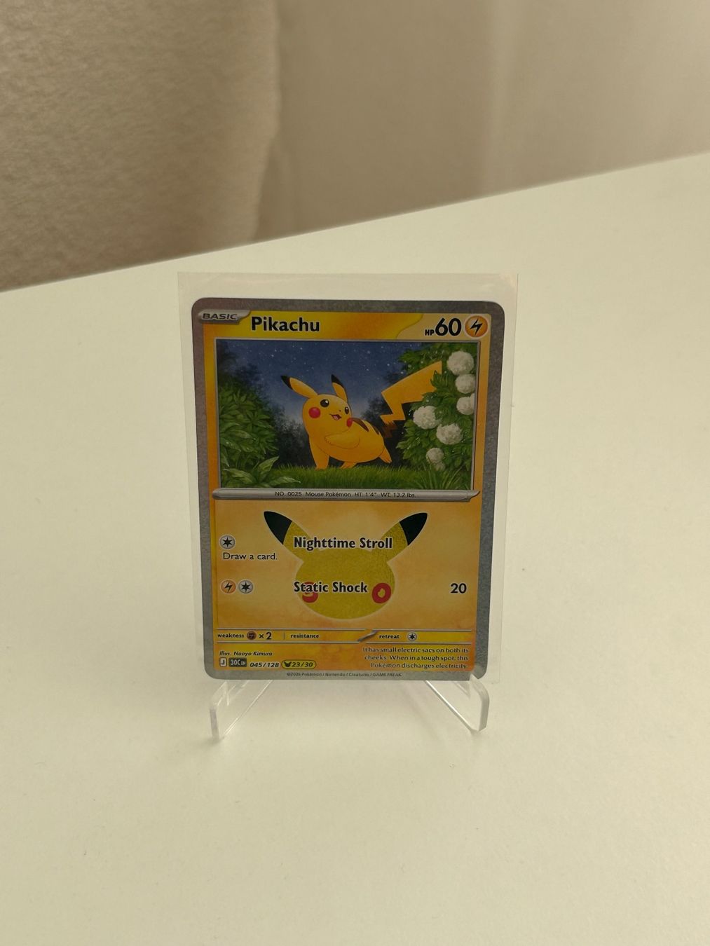 Pokémon Sammelbilder & Trading cards: Pikachu 30th Celebration 23/30 – Neu (gemäss Beschreibung) aus Aarau von Gr07