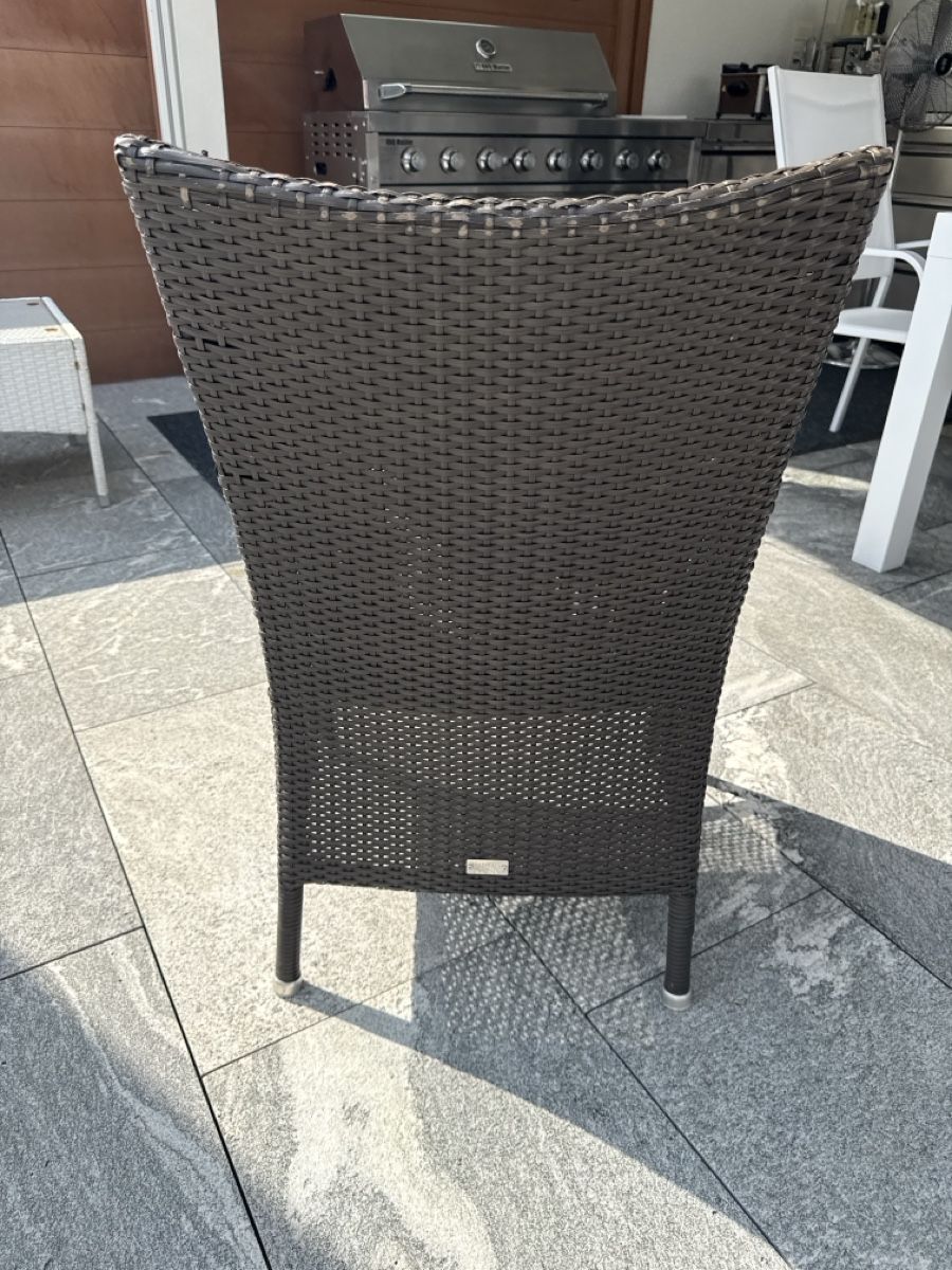 Sedie: Gartensessel Polyrattan braun mit Polster – Usato da Neuenkirch venduto da LuMac98 2