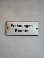 E-Mail-Schild-Wohnungen-Rechts 4x9cm.