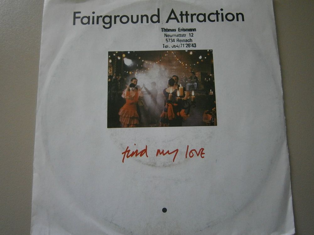 Vinyl Single Fairground Attraction Find My Love Kaufen Auf Ricardo