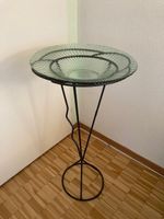 1 eleganter Deko-Blumen-Ständer, 88 cm hoch mit Glas-Schale