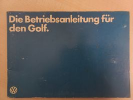 Oldtimer Bedienungsanleitung Betriebsanleitung VW Golf 1  80