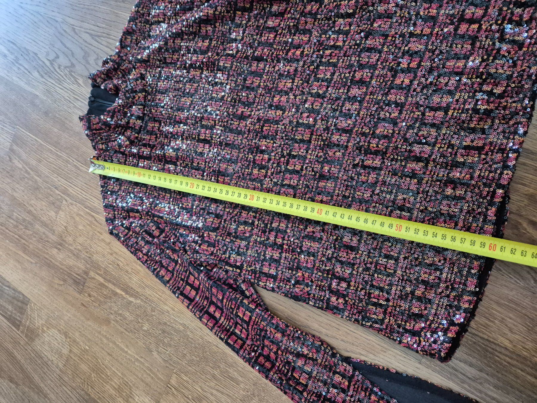 Zara Top: Zara red sequin long sleeve top size XS – Usato da Zürich venduto da monadiederich 4