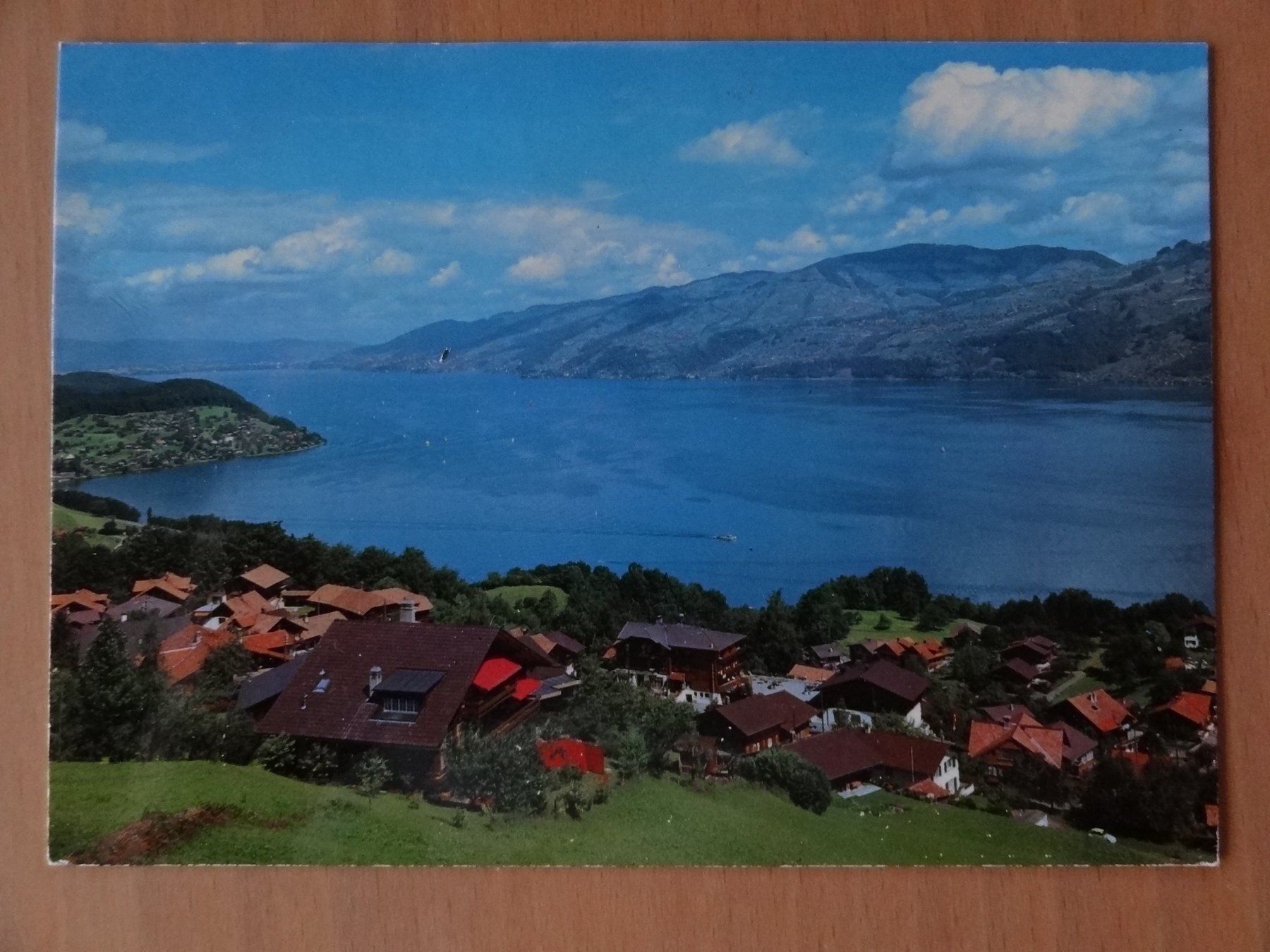 Cartoline postali: Krattigen, Thunersee - 1979 – Usato da St Léonard venduto da Riglin