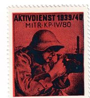 Soldaten Briefmarke