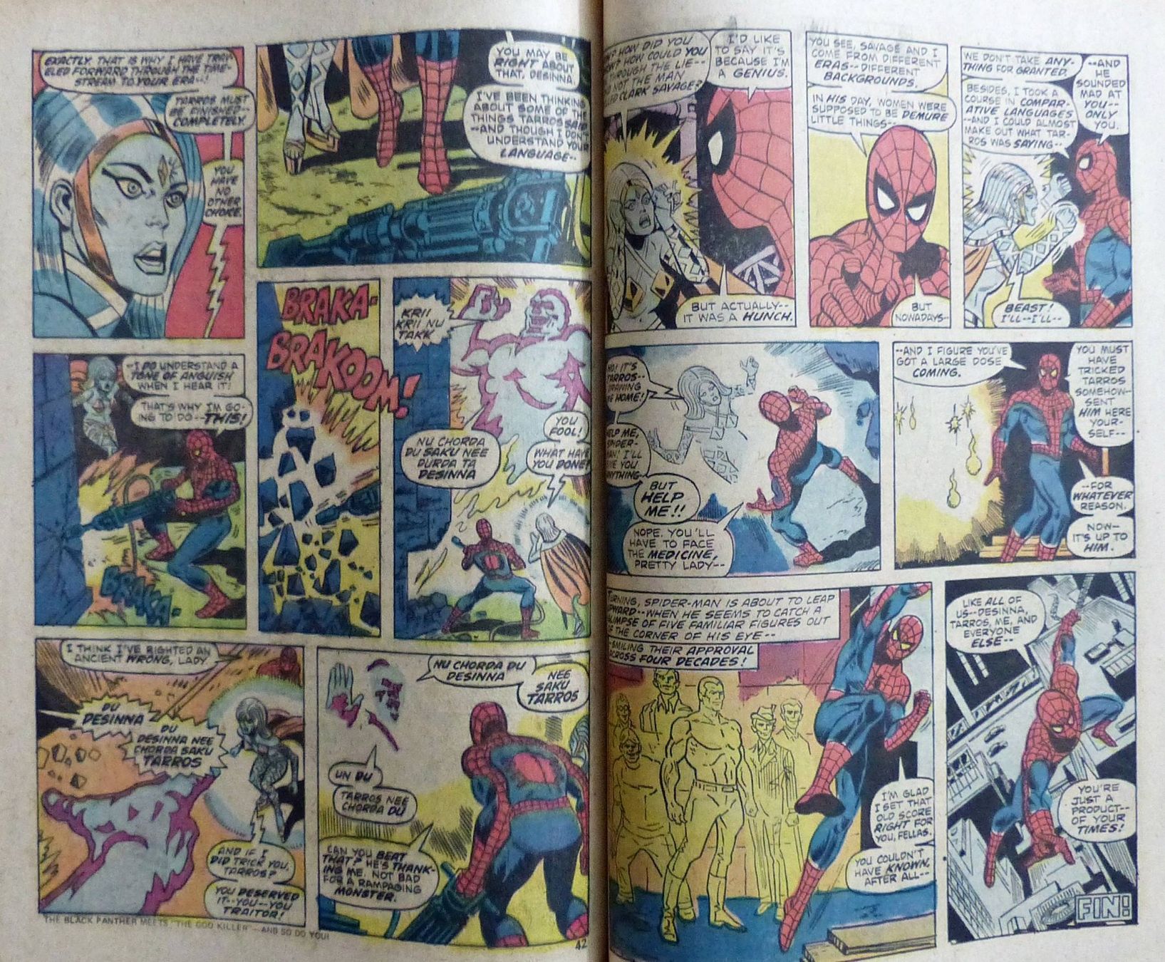 Fumetti: SPIDER-MAN GIANT SIZE #3 DOC SAVAGE TEAM-UP 1975 – Usato da Lugano venduto da YouWantUS 3
