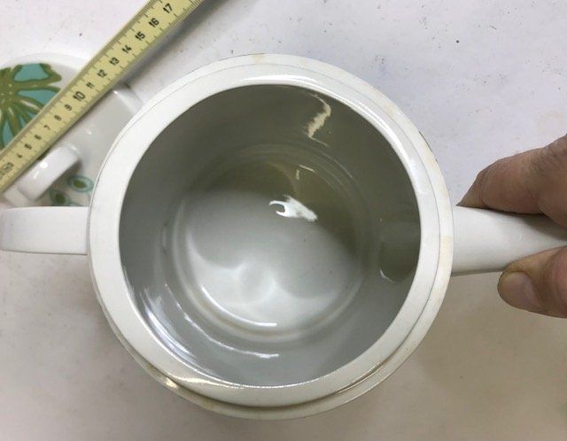 Villeroy & Boch Teiere: Tee- oder Kaffeekrug 70er von Villeroy & Boch Blumen-Muster – Usato da Zürich venduto da gigimai67 9