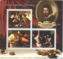 Block "Malerei. Caravaggio". Madagaskar