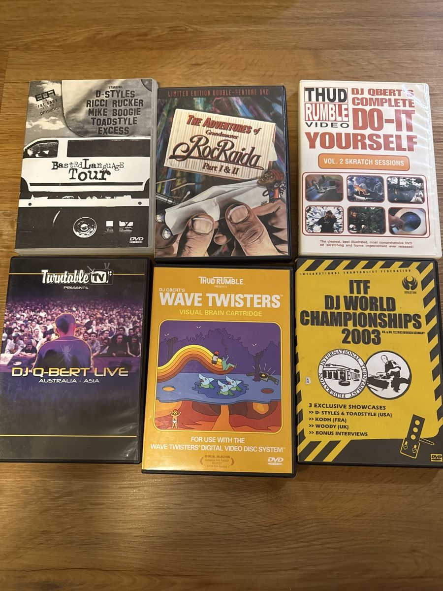 Tutti i DVDs: DJ  scratch turntablism DVD Collection – Usato da Pfaffhausen venduto da mavital