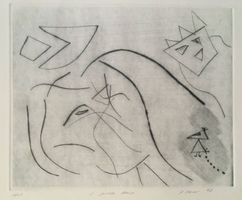 🟡  70er Jahre Kunst DESIGN R. Meier '73 Ed. 11/17- HIPSTER