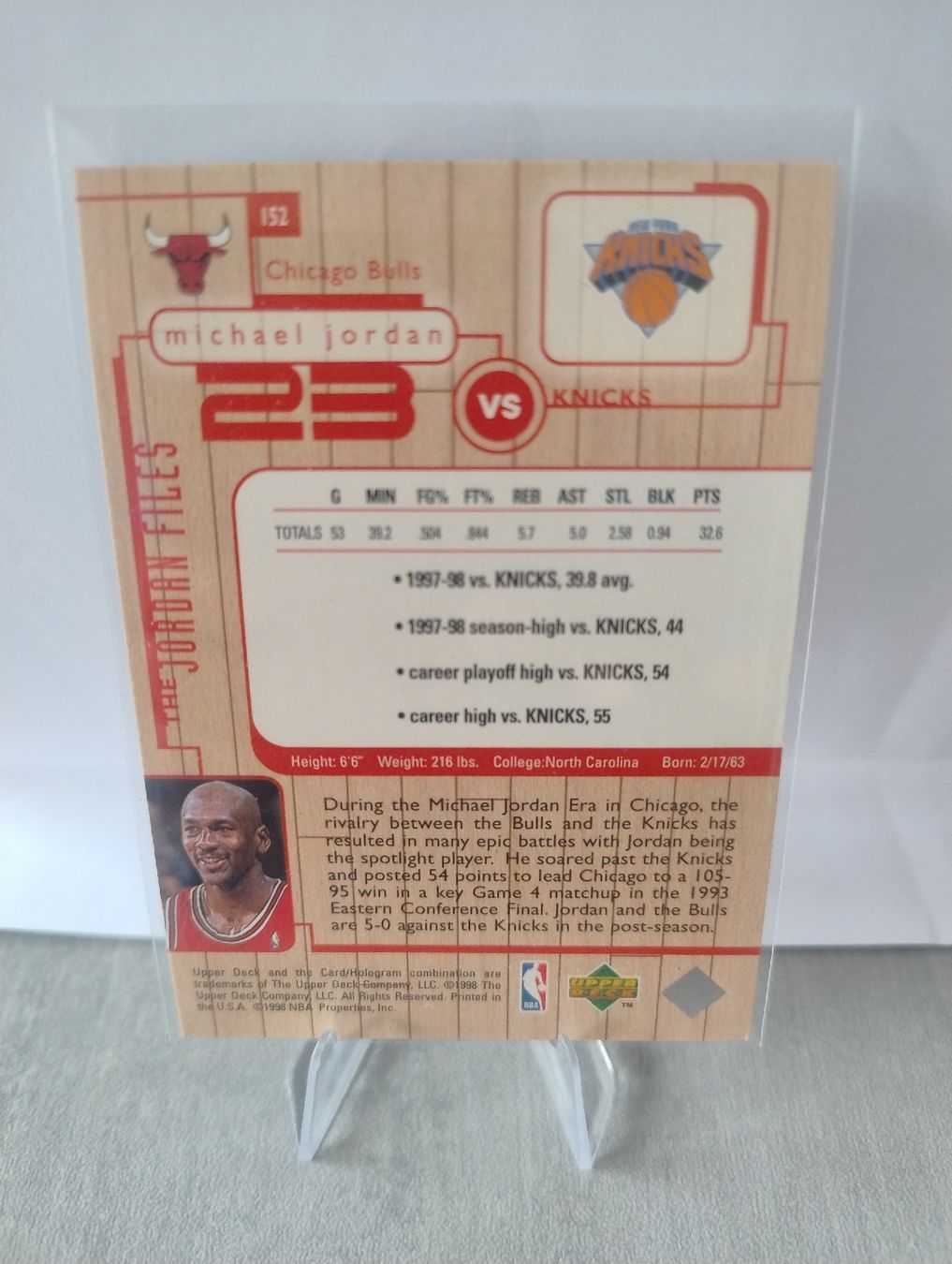 Nba Carte collezionabili: NBA 1998 UPPER DECK LIVING LEGEND 152 MICHAEL JORDAN – Nuovo (secondo la descrizione) da Martigny venduto da julionix 1