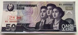 Korea 50 Won 2002 Specimen Neuwertig