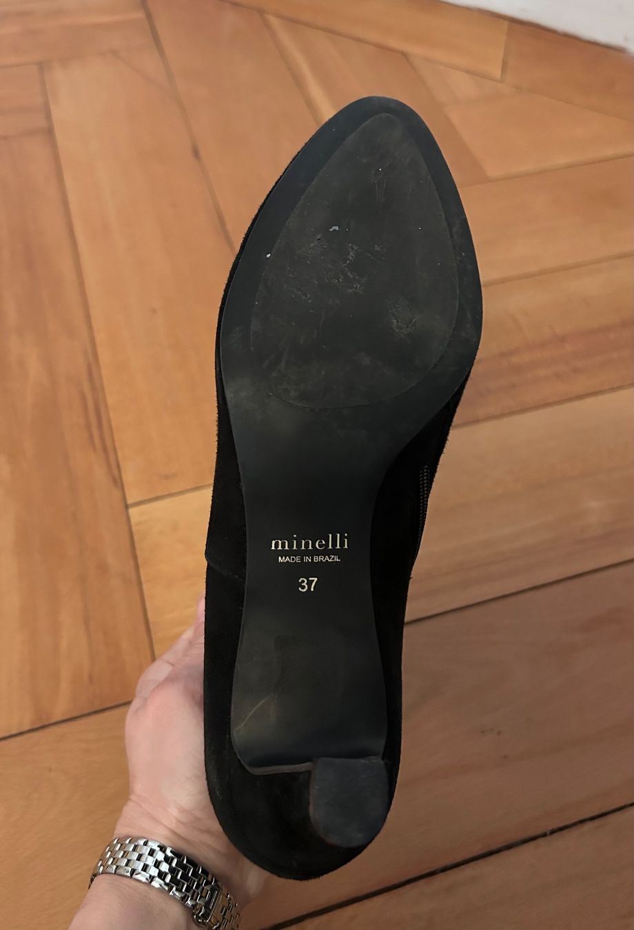 Damenschuhe: Stiefeletten Minelli Wildleder schwarz Gr. 37 – Neu (gemäss Beschreibung) aus Bern von juline 3