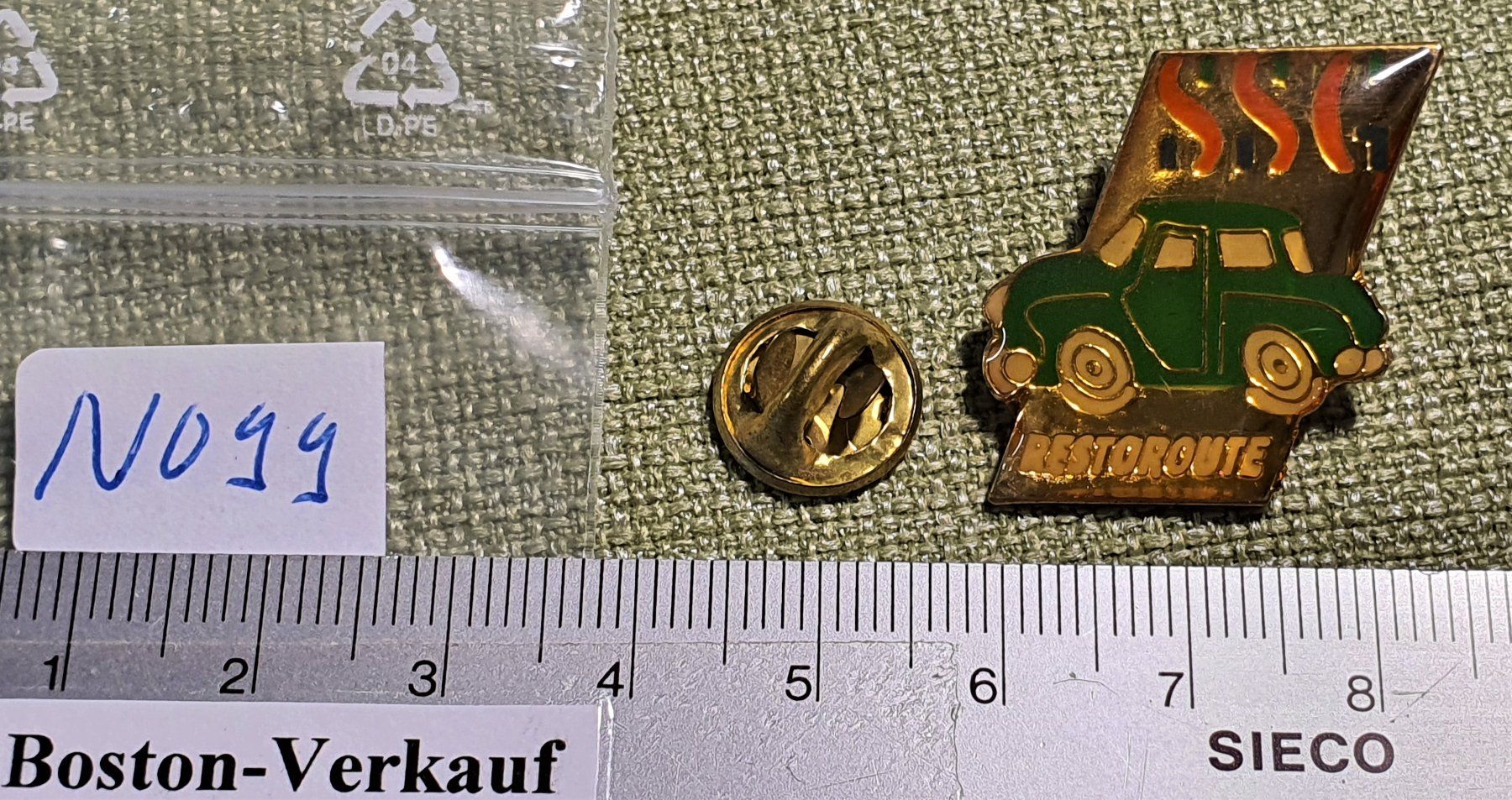 Placchette & Badge: N099 - Pin SSG Restoroute – Usato da Reinach BL venduto da Boston-Verkauf 1