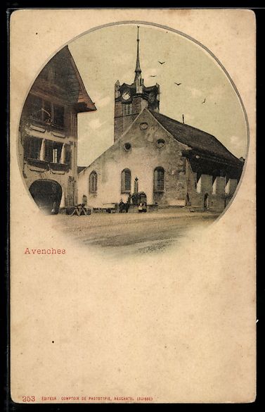 Ansichtskarten: AK Avenches, Église – Gebraucht aus Berlin von bartko-reher