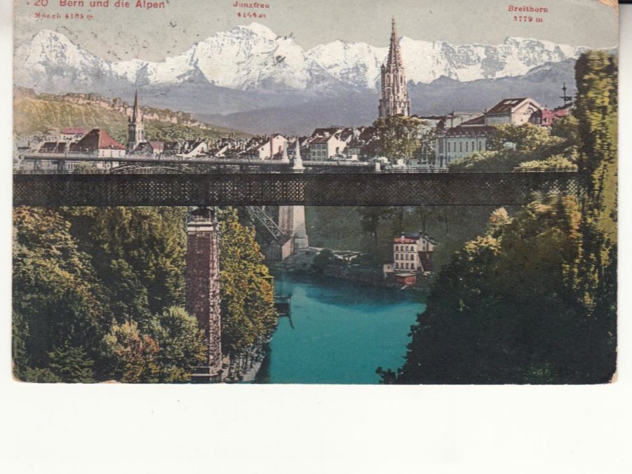 Cartoline postali: Bern 1910 mit Stabstempel Bern, Ambulant – Usato da Bürglen TG venduto da StampGraf