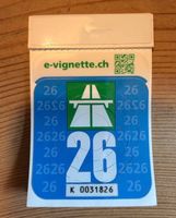 Autovignette 2026 (sind 4 stk. )