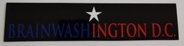 BRAINWASHington D.C. (Aufkleber, PVC)